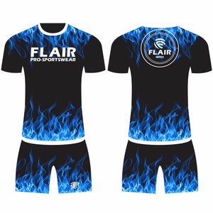 Camiseta de fútbol para niños de diseño retro personalizado, la mejor calidad, 100% poliéster, cómoda, transpirable, Parte delantera corta, conjuntos de nombre OEM nacional - Product Image 3