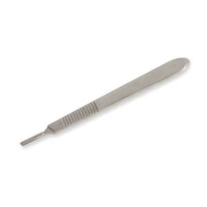 High Quality OEM Manual <b>Surgical</b> Stainless Steel Scalpel Handle BP Scalping Non-Active <b>Surgical</b> <b>Blades</b> CE Certified SurgiRight - Product Image 2