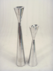 Bougeoir de sol haut en aluminium - Product Image 3