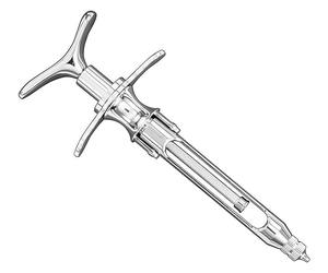 Jeringa de ungüento, jeringa plegable dental con mango de Muleta, lo mejor hecho a medida para compradores mayoristas - Product Image 3