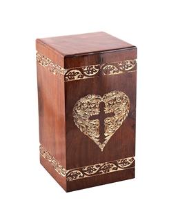 Rosewood Cremation Urns for Human Ashes Adult <b>Large</b> - Wooden Burial Urn for Columbarium - Funeral Urn <b>Box</b> (250 Cubic Inches) - Product Image 5