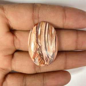 Cabujón de Rodocrosita Roja Ovalada 100% Natural de Alta Calidad para Joyería, Venta al por Mayor OEM - Product Image 4