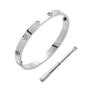 Luxury stainless steel <b>bangles</b> set <b>man</b> woman bracelet for couple with screwdriver <b>bangle</b> for women Valentine's gift - Product Image 4