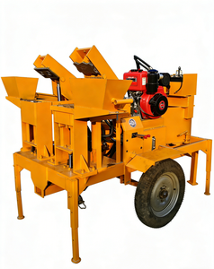 M7MI Twin Super <span class=keywords><strong>Hydraform</strong></span> Verzahnungs-Ziegelsteinmaschine, Mobiler Dieselmotor für Hohlblöcke und Pflastersteine im Angebot - Product Image 1