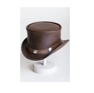 Gorra de Cuero a la Moda que Realza el Estilo Personal para Ropa Urbana, Viajes y Coordinación de Atuendos Diarios - Product Image 1
