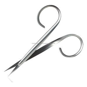 Curved <b>Cuticle</b> Scissors Extra Sharp German Stainless Steel Grooming <b>Tool</b> for Nail Beauty Care - Product Image 3