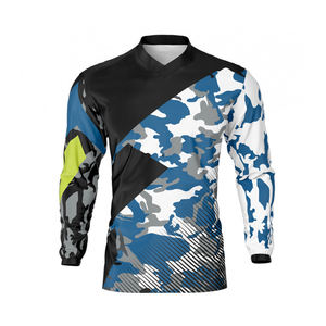 Meilleure vente de haute qualité respirant coupe-vent sublimé à manches longues Motocross Racing Jersey imprimé Techniques en gros - Product Image 5