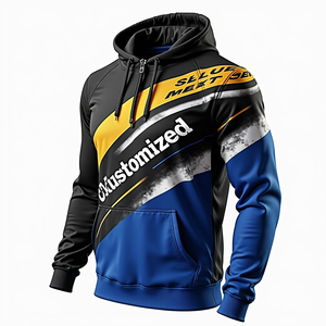 Sudaderas con Capucha Extra Grandes de Forro Polar para Hombre, Duraderas, Sublimadas, Mezcla de Algodón, Ecológicas, Personalizables, Ropa Casual de Calle - Product Image 5