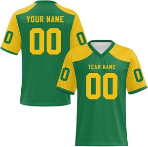 Customizable American Football Jerseys Breathable Quick Dry Polyester <b>Mesh</b> Short <b>Plus</b> <b>Size</b> OEM Screen Print Teamwear for Summer - Product Image 2