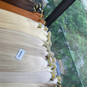 มัดผมบริสุทธิ์จากเวียดนามยาว65ซม. ยาว100ก. ต่อผมแบบคู่คุณภาพสูง - Product Image 1