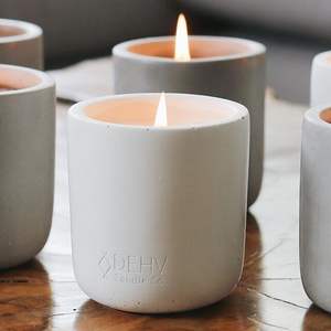 Vela de tarros de cerámica blanca de lujo AIKUN, vela de ébano Rosa ardiente larga, velas altamente perfumadas para meditación, vigilia, Yoga - Product Image 4