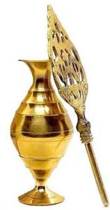 Porte-Surma Classique de Luxe en Laiton Pur, Cadeau Islamique pour Poudre de Kohl Arabe, Décoration Cosmétique, Porte-Surma - Product Image 3