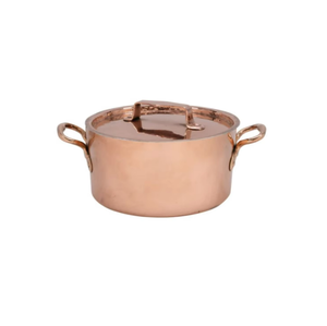 Casserole en cuivre 100% avec couvercle assorti Qualité luxueuse à prix raisonnable Fabuleux chauffe-plats - Product Image 1