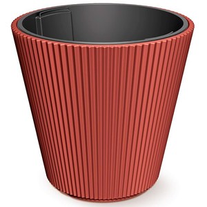 Vaso color terracotta con serbatoio, collezione MILLY, 46,7 x 46,7 x 44,2 cm, capacità 50 L. - Product Image 1