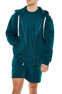 เสื้อสวมหัวผ้าคอตตอนเทอร์รี่100% ใหม่มีซิปมีฮู้ดโอเวอร์ไซส์ใหญ่พิเศษสำหรับผู้ชายเสื้อฮู้ดดีคสันสปอร์ต - Product Image 4