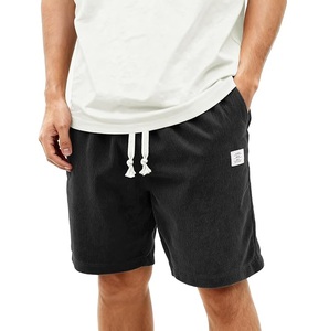 Pantalones Cortos Deportivos Casuales para Hombre, Más Vendidos, Sólidos, Transpirables, de Secado Rápido, Tela de Lona, Cintura Elástica, Ajuste Holgado, Personalizables - Product Image 1