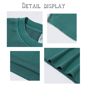 Vente en gros d'usine T-shirt en coton à col épais personnalisé T-shirt blanc en coton avec boîte solide T-shirt blanc pour hommes T-shirt noir pour hommes - Product Image 3