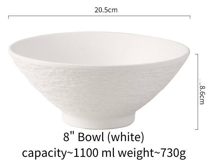 8" Bowl (white)