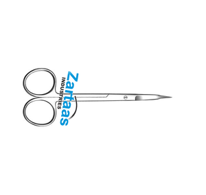 Instruments dentaires de haute qualité 13 cm en acier inoxydable, ciseaux à gencives Goldman Fox 864, courbés, manuels, alimentation électrique - Product Image 1