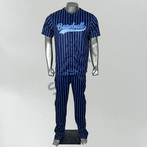 Uniformes de baseball de meilleure qualité fabriqués dans des matériaux, vente en gros d'uniformes de softball avec logo personnalisé à des prix abordables, uniformes d'équipe avec logo personnalisé - Product Image 2