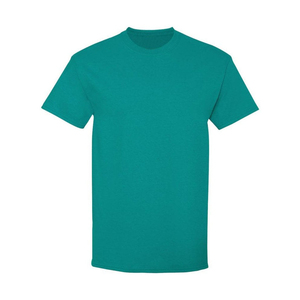 T-shirts décontractés à col rond en coton en fibre de bambou doux compressé et écologique pour hommes Chemises tricotées à séchage rapide de couleur unie teinte unie - Product Image 4