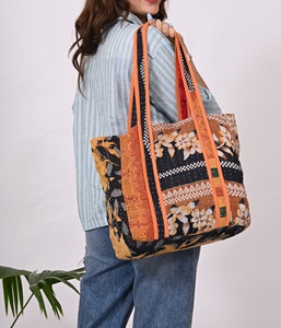 Vintage Cotton Kantha Quilted Shoulder Shopping <b>Bag</b> Hand Printed Jhola <b>Bag</b> Soft Wholesale Vintage <b>Bag</b> - Product Image 4