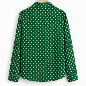 Camisa Formal de Negocios para Mujer Iota Phi Lambda, Camisa de Vestir con Cuello y Botones Delanteros, Camisa Tejida con Botones - Product Image 4