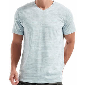 T-shirt unisexe à manches courtes en coton de soie glacée respirant pour l'impression - Product Image 1