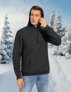 Nuevo diseño, venta al por mayor, sudaderas con capucha de gran tamaño transpirables de alta calidad para hombres, sudaderas con capucha de algodón al por mayor, diseño OEM para hombres - Product Image 3