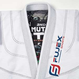 ชุดยิวยิตสูบราซิลยอดนิยม ผ้าเพิร์ลวีฟ ชุดยูโด พิมพ์ลายดิจิทัล ผ้าฝ้ายยืด 100% ชุดศิลปะการต่อสู้ - Product Image 3