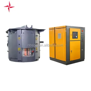 SHENGUANG Factory Direct Scrap Aluminum Recycling Equipment Aluminum Alloy Melting Furnace With Reducer Tilting Electric Furnace