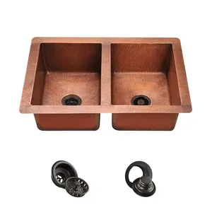 Lavabo au design unique le plus vendu Évier en cuivre de taille et de forme personnalisées Évier de salle de bain à usage domestique Conception traditionnelle - Product Image 6