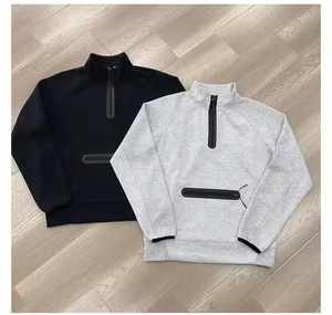 Streatwear Sweat-shirt surdimensionné unisexe en coton lourd Logo personnalisé - Product Image 2