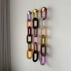 Cadenas de resina personalizables de gran tamaño y colores claros, disponibles en varios colores. - Product Image 1