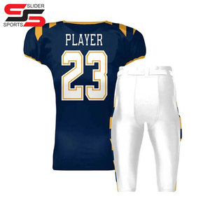 Vente en gros d'uniformes de football américain à séchage rapide de haute qualité avec impression personnalisée Maillot de football classique Chemise d'entraînement de football - Product Image 4