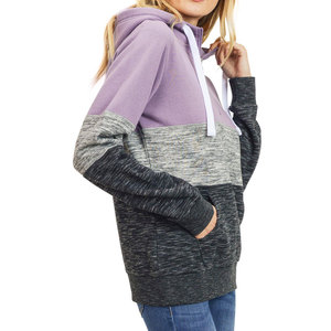 Personnalisé unisexe épais à capuche femmes sweat couleur unie à manches longues Sport Gym polaire pull uni femmes sweats à capuche - Product Image 2