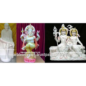 Estatua de Dios y Diosa de mármol - Product Image 1