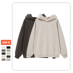 เสื้อฮู้ดผ้าฝ้ายโอเวอร์ไซส์สำหรับผู้ชายเสื้อสเวตเตอร์แฟชั่นลำลองแนวสตรีท - Product Image 3