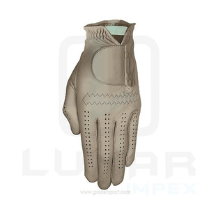 Stable Grip <b>Moisture</b> Wicking Performance Durable Grip Cabretta Leather Material Sports Golf <b>Gloves</b> Strong Wrist & Labeling - Product Image 2
