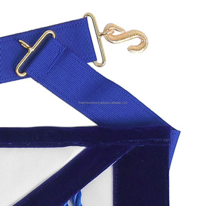 ผ้ากันเปื้อนพิธีกรรมเมสันสุดหรู พร้อมงานปักประณีต สายสะพายและปลอกคอสั่งทำพิเศษ งานฝีมือคุณภาพสูง ผู้จัดจำหน่ายขายส่ง - Product Image 2