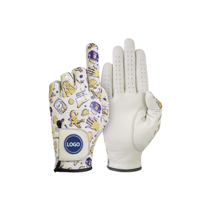 Gants de golf en peau de mouton à faible quantité minimale de commande avec logo personnalisé et PU léger et respirant pour gaucher ou droitier à bas prix - Product Image 6