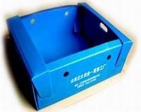 Contenedores plegables reutilizables de almacenamiento a prueba de agua de tamaño personalizado de la mejor calidad azul de grado alimenticio para cajas de plástico corrugado PP