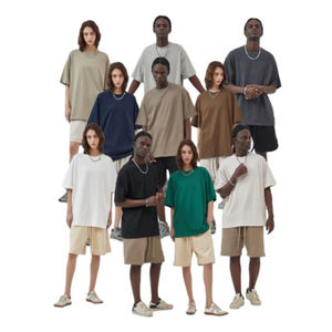 Camiseta extragrande de algodón pesado 100%, camiseta de peso pesado, camiseta lisa en blanco para hombre - Product Image 1