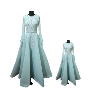 Rajgadhia ชุดราตรีสั่งตัด117ผ้าลินินทำด้วยมือวัสดุรอบเอวธรรมชาติสำหรับงานเลี้ยงงานแต่งงาน5ชิ้น - Product Image 4