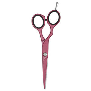 Tijeras de corte de pelo de peluquero de alta calidad, tijera de corte de pelo de belleza de Color granate, tijera de peluquería de acero inoxidable - Product Image 2