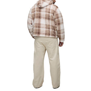 Recién llegado, ropa de calle, sudaderas con capucha de lana estampadas de alta calidad, venta al por mayor, sudaderas con capucha de lana polar con bolsillos de canguro - Product Image 2