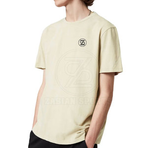 Camiseta básica sólida para hombre con sensación cómoda Camiseta lisa de algodón en stock nuevo Camiseta Lisa para hombre - Product Image 4