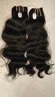 Extensions de cheveux vierges naturels indiens Remy du Tamil Nadu, 100% purs, tissage de cheveux à trame unique