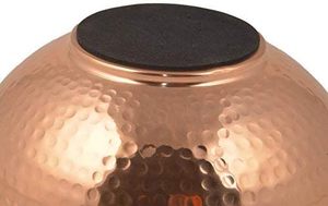 Bol à mélanger rond de qualité supérieure en cuivre pur avec finition martelée Ensemble en acier écologique pour salade de fruits secs servant lors de fêtes - Product Image 3