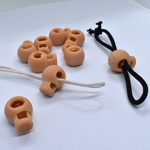 Cordones de bloqueo de cordón de resina de arroz de plástico ligero y duradero de alta calidad No para sujetador fácil ecológico sin níquel para - Product Image 5